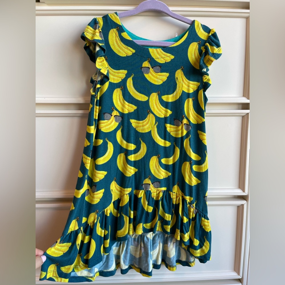 Posh Peanut Bananas High Low Bamboo Dress